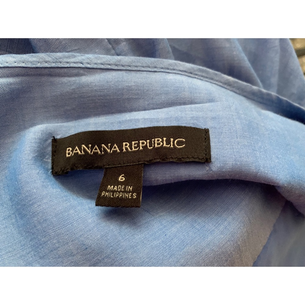 Banana Republic Chambray Dress Size 6 - Picture 10 of 10